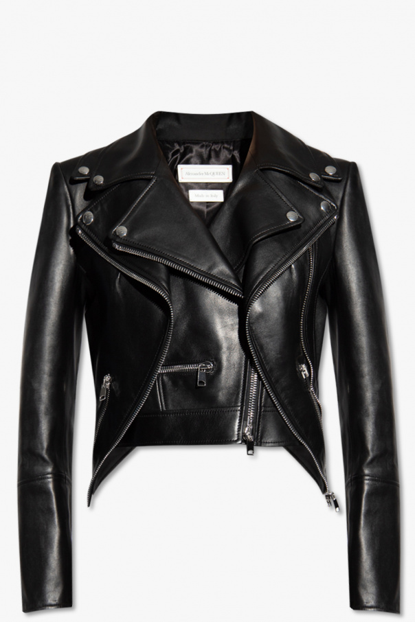 Alexander McQueen Leather jacket Women's Clothing Vitkac